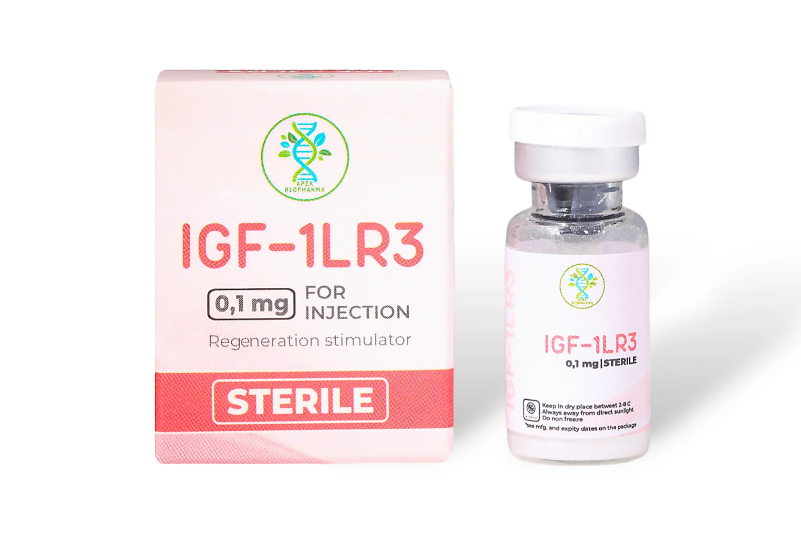 Buy IGF-1 LR3 Peptide (Insulin-Like Growth Factor) 0.1mg & 1mg Vials For Sale Online